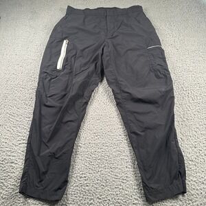 Nike Essential Utility Pants Men's Black 34 Nylon Pockets Elastic Waist DM6681
